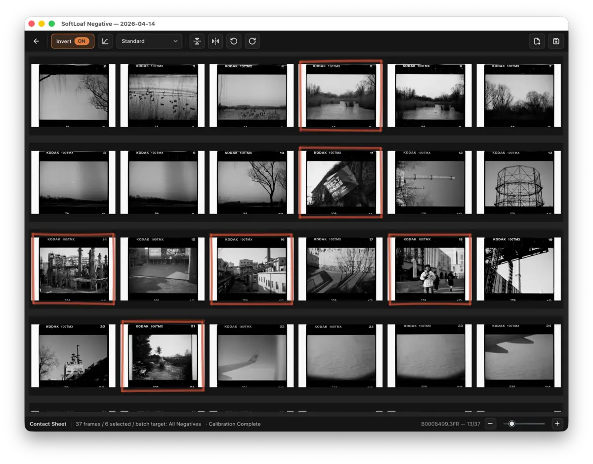 Independent black-and-white workflow.